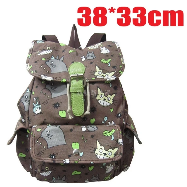 

Anime Tonari no Totoro Cartoo fashion Leisure man woman Preppy style schoolbag canvas cute bag fahion travel Backpack