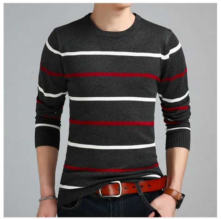 2019 Brand Social Cotton Thin Men's Pullover Sweaters Casual Crocheted Striped Knitted Sweater Men Slim Fit Jersey Clothes 2019 Brand Social Cotton Thin Men's Pullover Sweaters Casual Crocheted Striped Knitted Sweater Men Slim Fit Jersey Clothes