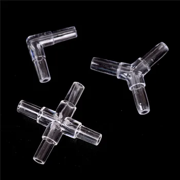 

10PCS Acrylic Aquarium Air Valves 2 3 4 Way Tube Hose Connector Tubing Fish Tank Accessories