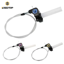 ZSDTRP 7/" 22 мм быстрое действие газа дроссельной заслонки ручка твист+ кабель для грязи велосипед 50-250cc мотоциклы