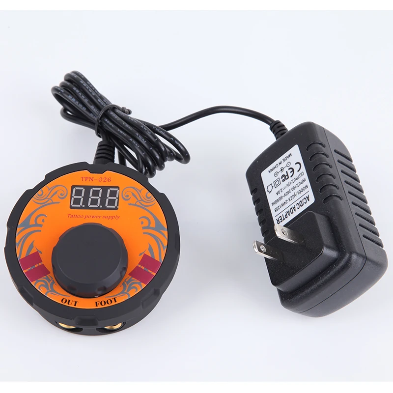

Professional Tattoo Power Supply Adjust Voltage With Power Adaptor For Coil Rotary Tattoo Machine Rotary Control Switch