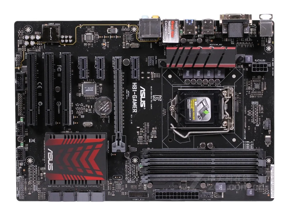 Оригинальная материнская плата для ASUS H81-GAMER LGA 1150 DDR3 для i3 i5 i7 cpu 16 Гб H81 настольная материнская плата