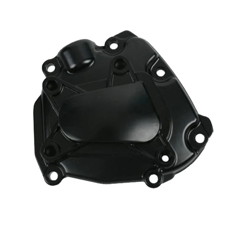 Black Aluminum Engine Stator Crank Case Generator Cover Crankcase For
