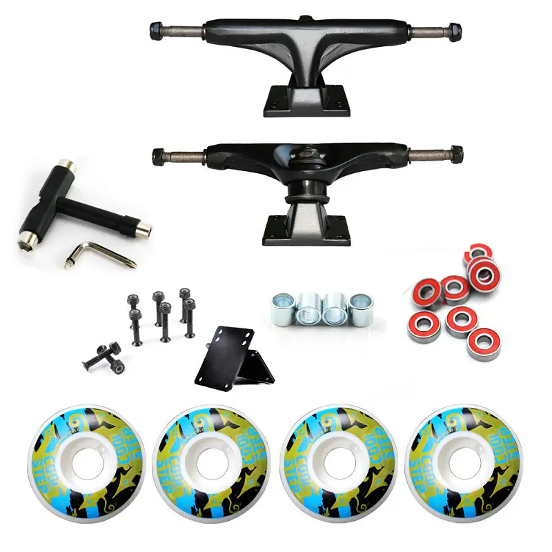 52 مللي متر * 30 مللي متر لوح التزلج عجلات و 5 بوصة لوح التزلج شاحنة محامل الصلب التركيبات طوق من المطاط Riserpad 100A الطباعة بو عجلات 52 مللي متر * 30 مللي متر لوح التزلج عجلات و 5 بوصة لوح التزلج شاحنة محامل الصلب التركيبات طوق من المطاط Riserpad 100A الطباعة بو عجلات