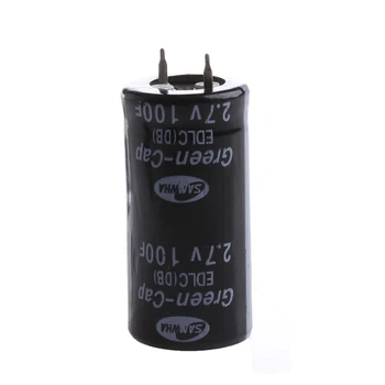

2Pcs Super Capacitor 2.7V 100F Ultra Capacitor Farad New
