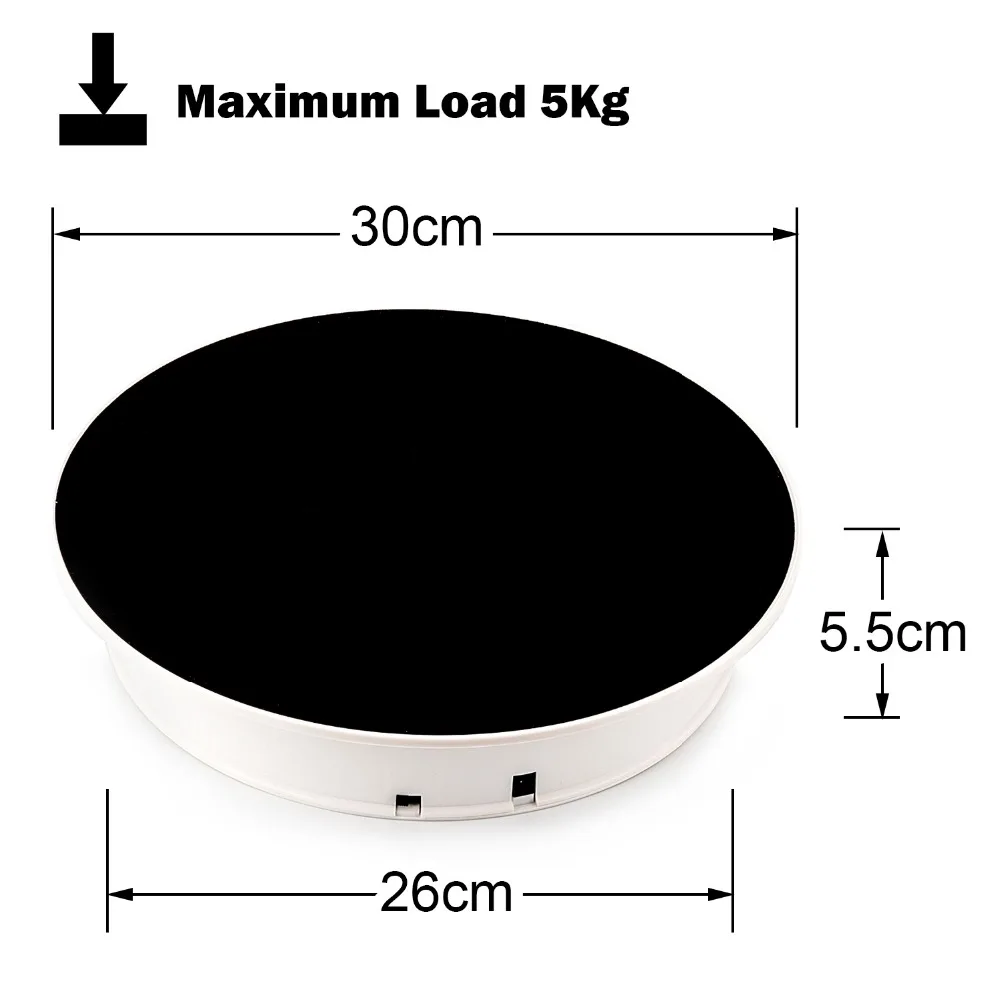 UNTCENT 5 кг 30 см черная бархатная верхняя электрическая вращающаяся платформа идеально подходит для ювелирных изделий модель продукта фотография дисплей стенд
