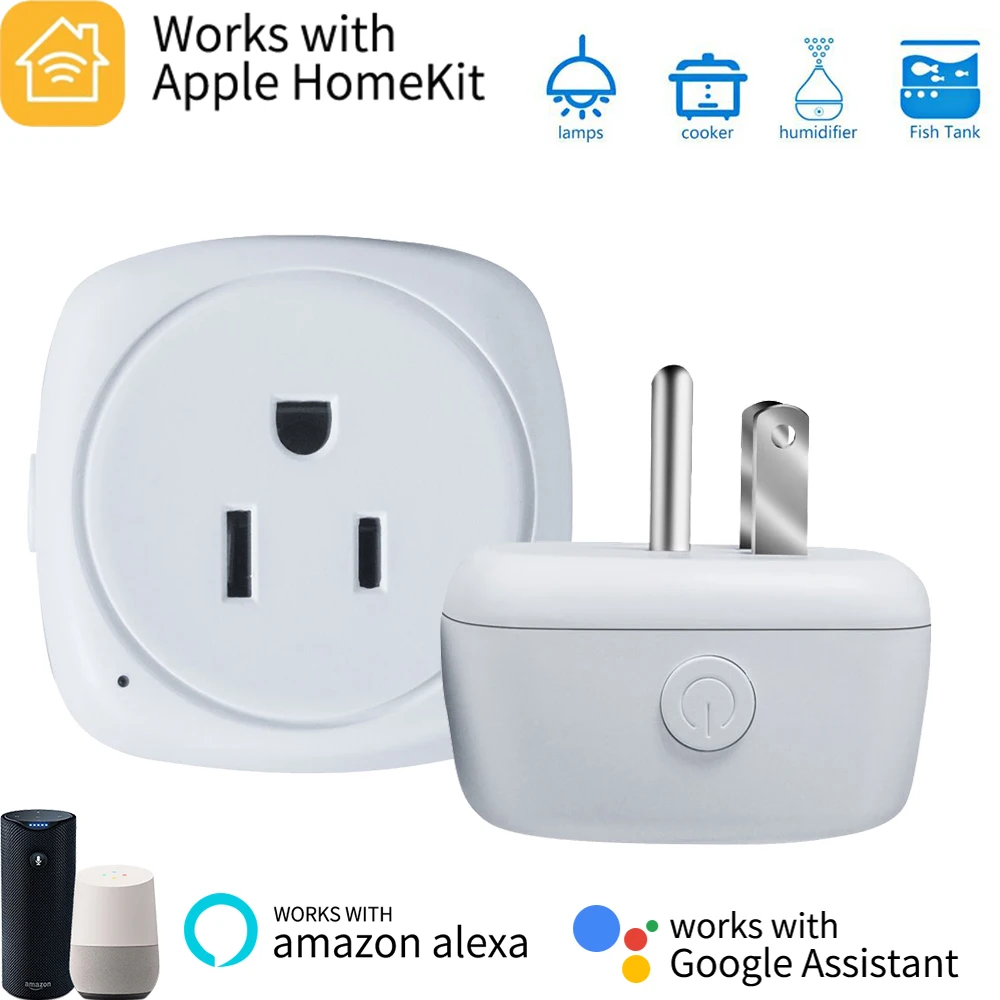 Timethinker 5 шт. умная розетка WiFi США ЕС Homkit вилка для Apple Homekit Alexa Google Home Сири, голосовой пульт дистанционного управления Vstarcam