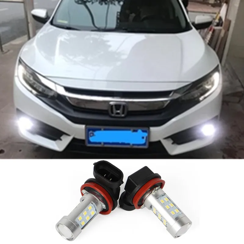 2x H11 H8 Автомобильный светодиодный Противотуманные фары DRL светильник лампа для