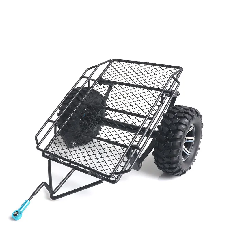 

Metal Hitch Mount Trailer Simulation Trailer For 1/10 RC Rock Cralwer Car Axial SCX10 Traxxas TRX4 TAMIYA CC01 D90 Cars Hopper