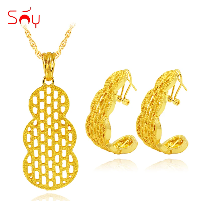 Sunny Jewelry Ethnic Creative Jewelry Sets Necklace Earrings Pendant