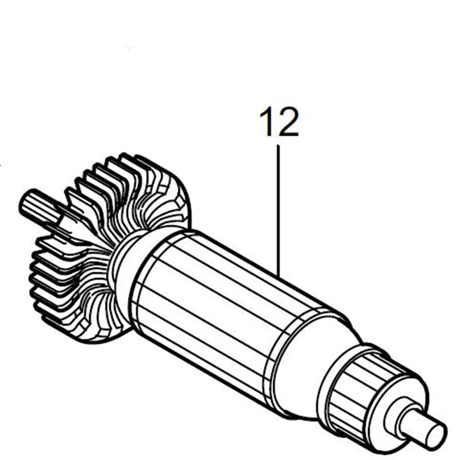 Арматура 220 В ротора 517583-8 заменить для Makita DA3010 DA3011F DA3011 DA3010F