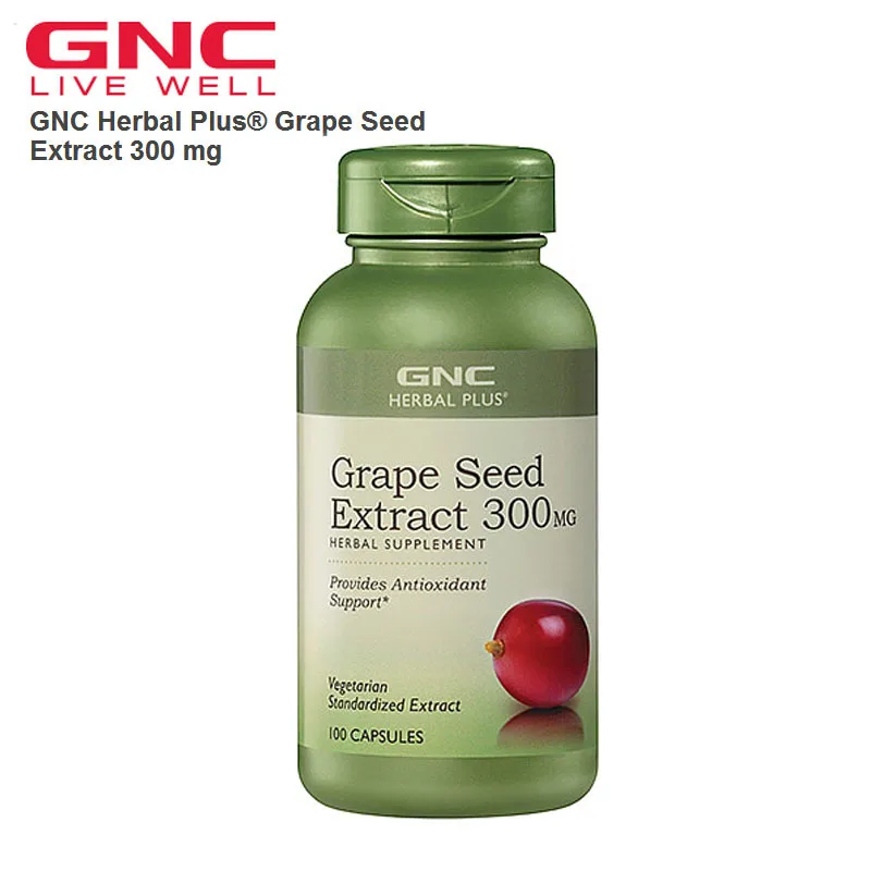 Free shipping American Health Grape Seed Extract 300 mg 100capsules 100% pure fenugreek seed extract methi extract