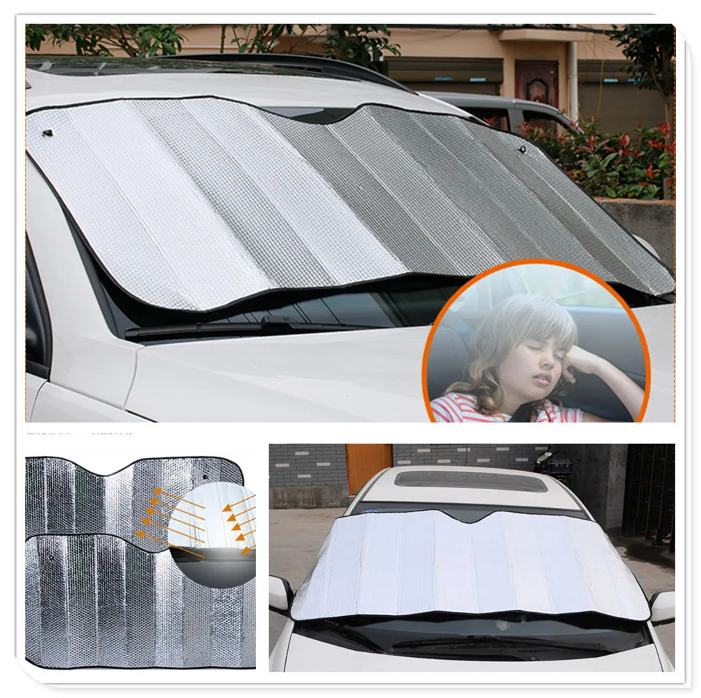 Окна автомобиля солнцезащитный козырек шторы на ветровое стекло пена экран от солнца Солнцезащитная Накладка для машины авто для окна автомобиля крышка