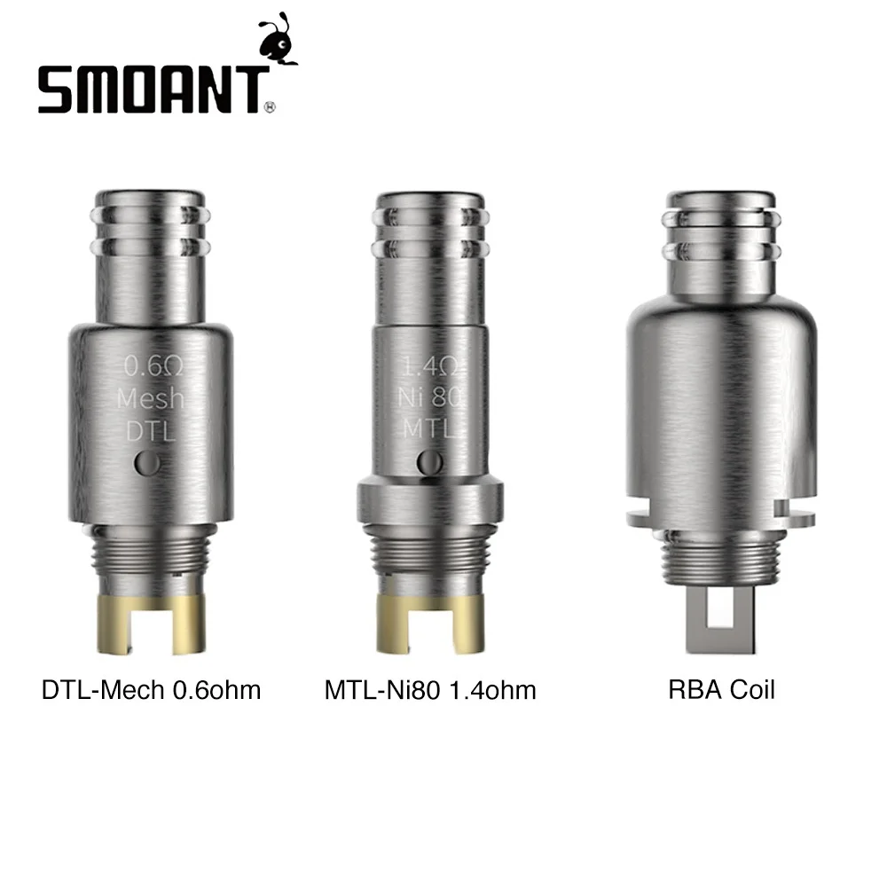 Оригинальный сменный испаритель Smoant Pasito катушка RDA для испарителя Kit с 1 4ом