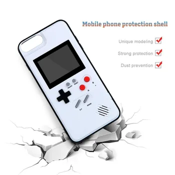 

Retro Classic Full Color Display Game Phone Case For Iphone 6 7 8 Plus Tpu Frame Gameboy Coque For Iphone X Xs Max Xr Funda Capa