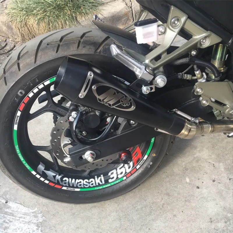 ROAOPP Motorcycle middle pipe For Benelli 600 BN600 BJ600 TNT600 with M4 exhaust eduction pipe Motorcycle Racing Street Bike KTM