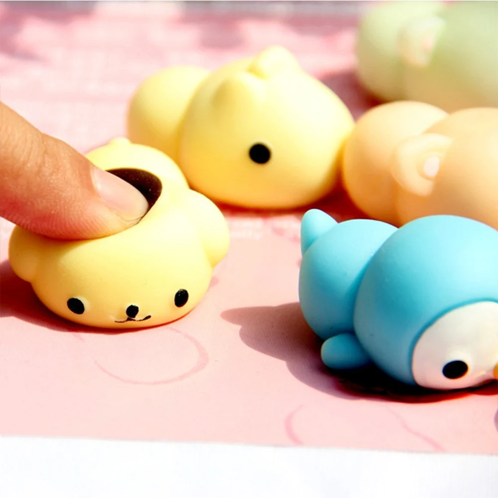 New Style Mochi Cute Animals Squeeze Toys Lazy Sleep Cat Phone Straps