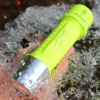 

YUPARD XM-L2 LED video Diving Waterproof Underwater Flashlight diver Lamp Torch 3 Mode T6 LED 18650/AAA yellow light fill light