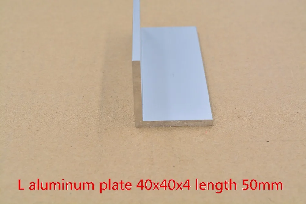 Алюминиевая пластина длиной 40 мм x профиль L толщина 4 1 шт.|aluminium plate 4mm|aluminum 4mmthick