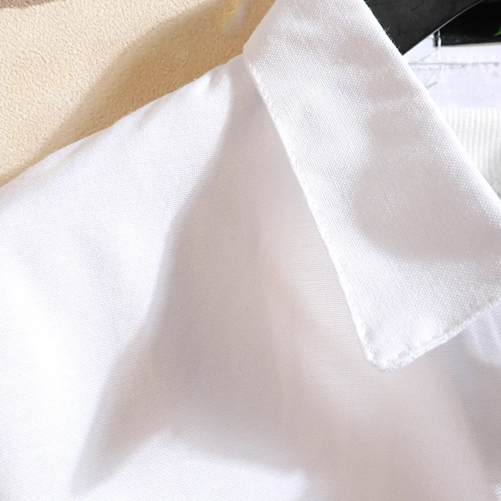 Мужская Повседневная модная Лоскутная рубашка с отворотом и длинными рукавами, топ, блузка, хип-хоп, Мужская джинсовая куртка в стиле ретро, уличный хип-хоп