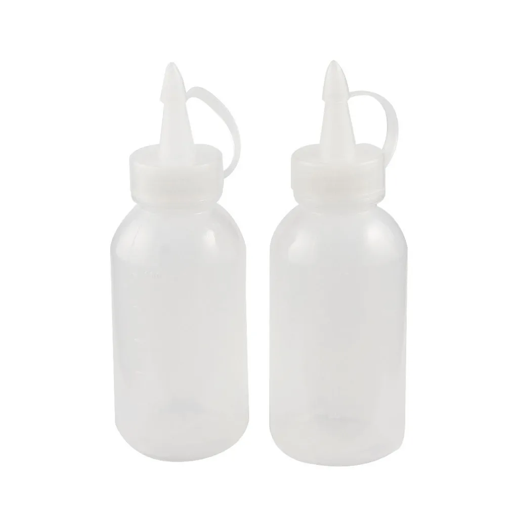 2 шт 100 мл пластиковые Кухонные принадлежности соковыжималка бутылка диспенсер для масляный соус жидкость кетчуп инструменты для приготовления пищи