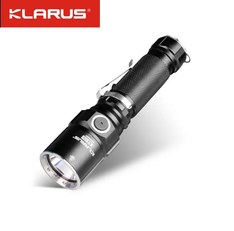 

KLARUS ST15 Dual Switch Flashlight CREE XP-L HI V3 LED 1100 Lumen Tactical Torch by 18650 Battery