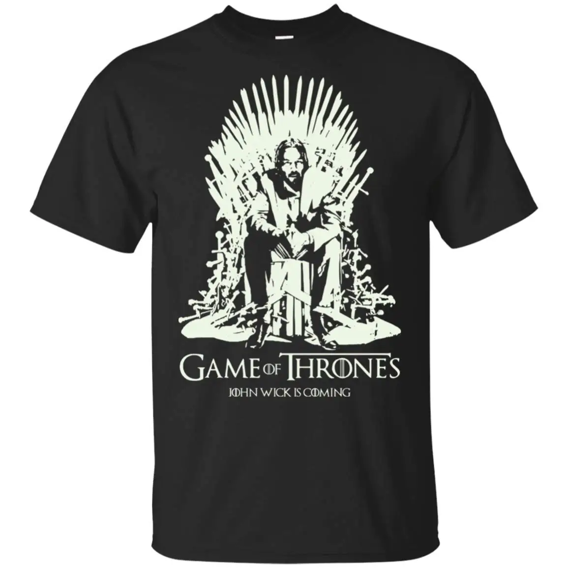 

John Wick Is Coming GoT T Shirt for Men Up To 3XL Ideas Who Love Action Movies T-Shirt Men Funny Tee Shirts Short Sleeve