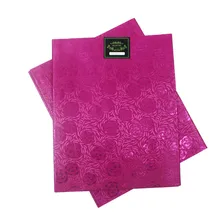 Повязка на голову в африканском стиле нигерийская Кружевная повязка на голову 2 шт./компл. Высокое качество много цветов доступны FUSHIA розовый SL-1505