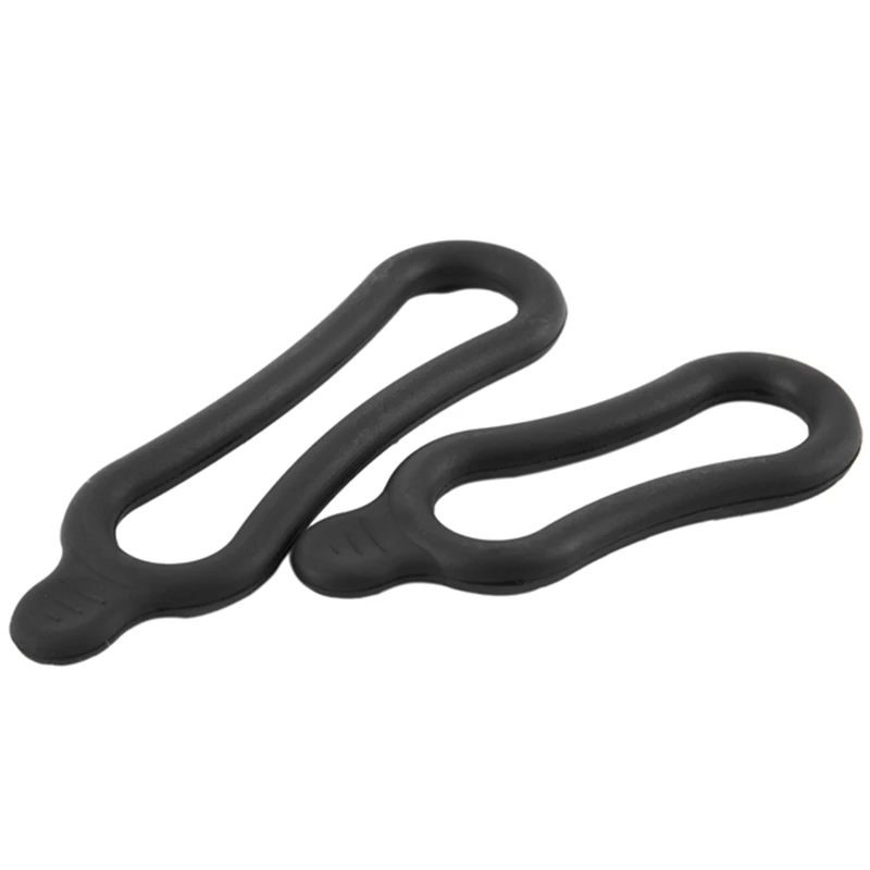 Best 4 pcs Rubber PVC Black Ring For T6 LED Headlight On Bicycle Install 3
