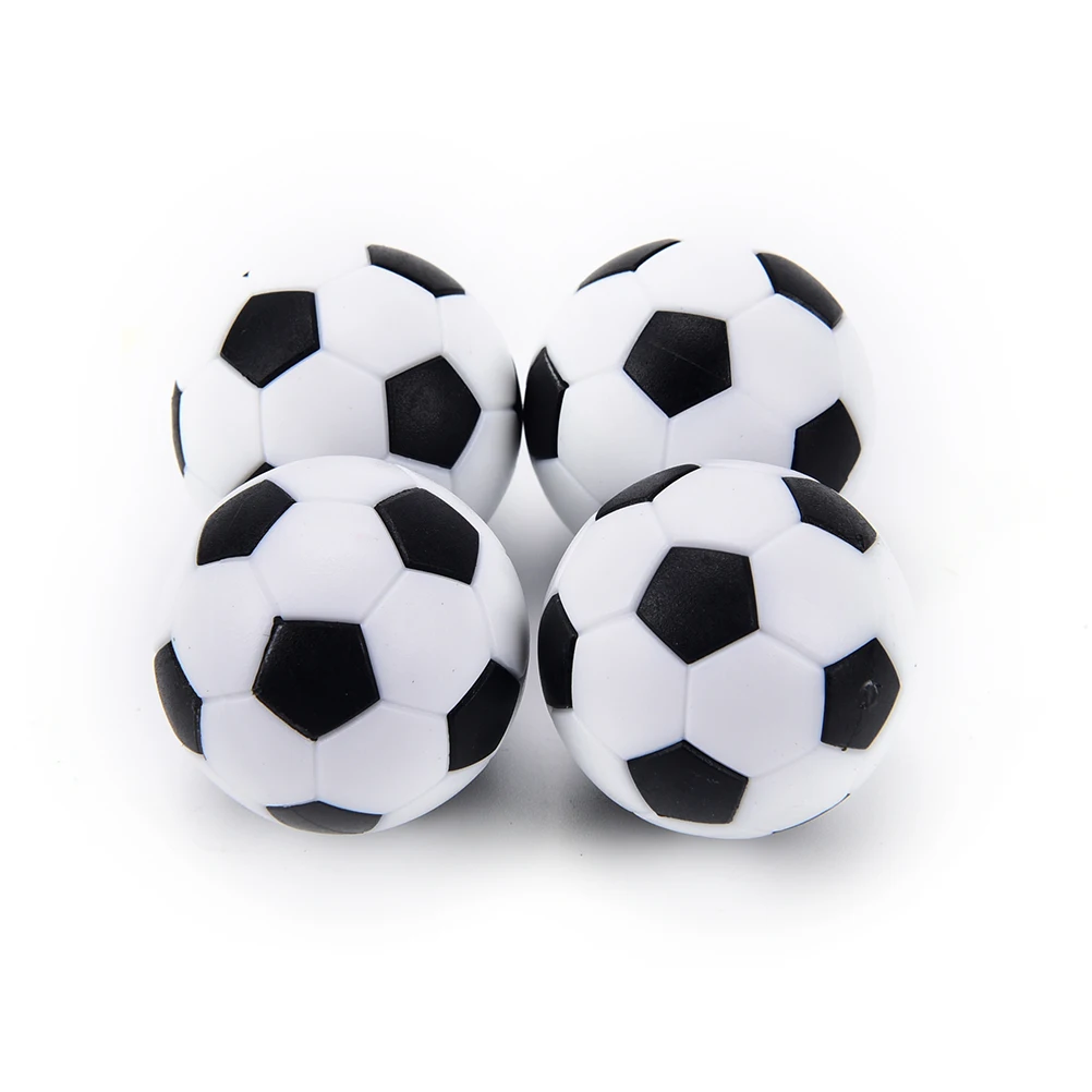 4 шт. черный и белый высокое качество смолы Настольный Футбол Настольный мяч детские ноги Fussball спотры подарки