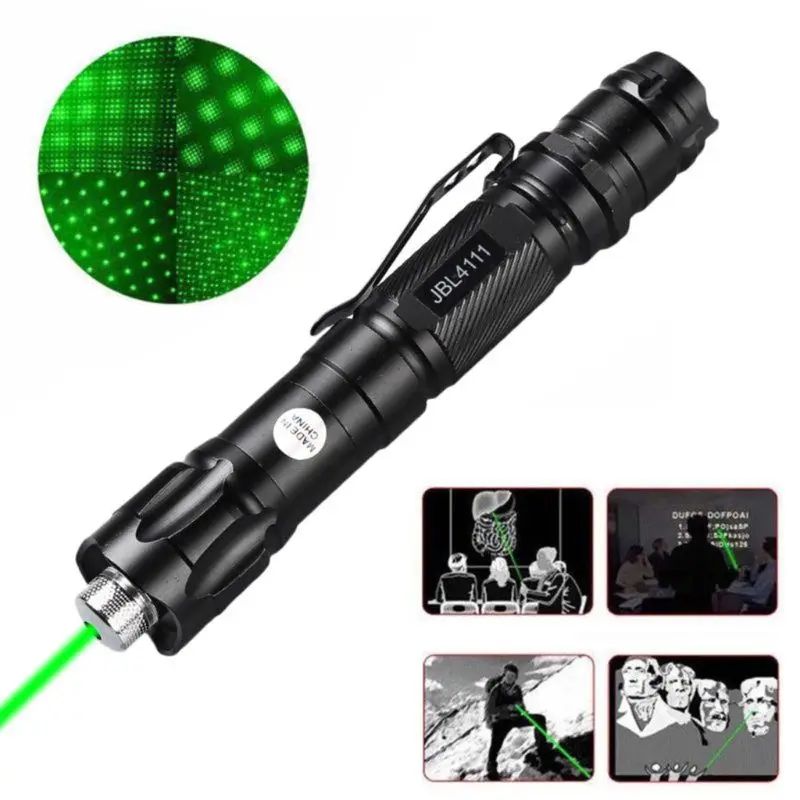 

Green Laser Pointer Pen Visible Beam Light 532nm Military Flashlight Pointer Pen Green Laser Pointer with Star Cap