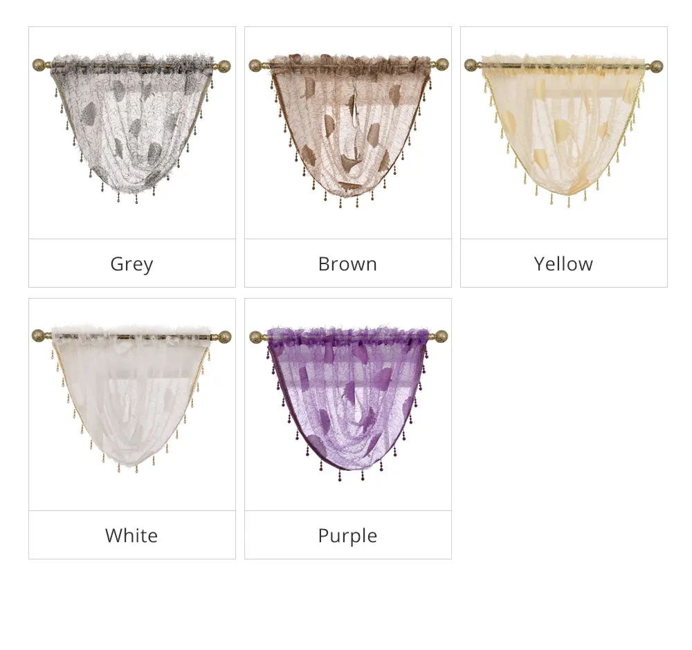 BVL-Smt496 NAPEARL Natural All-match Tulle Waterfall Valance Bead Window Curtain Decoration Manufactured Rod Pocket Treatment Lovely Drapes (1)