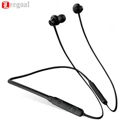 Leegoal U8 Bluetooth наушники Беспроводной устойчивое Шейным Наушники Шум шумоподавления Магнитная гарнитуры с микрофоном