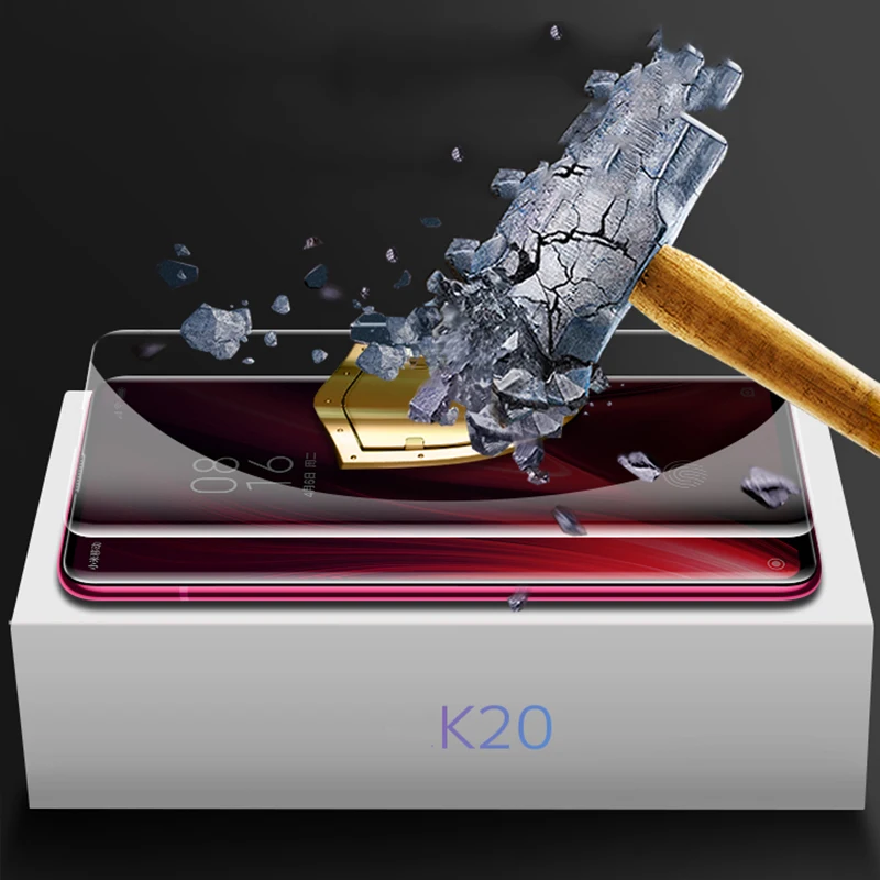 Микроданные для Xiaomi Redmi K20 Pro 9H 2.5D анти шпионское закаленное стекло