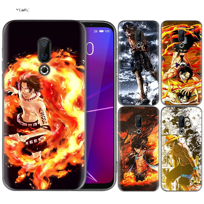 

Silicone Case for Meizu 16 16th M6T Black Dark Coque Shell Cell Phone Tpu Cover Dull Polish One Piece Ace