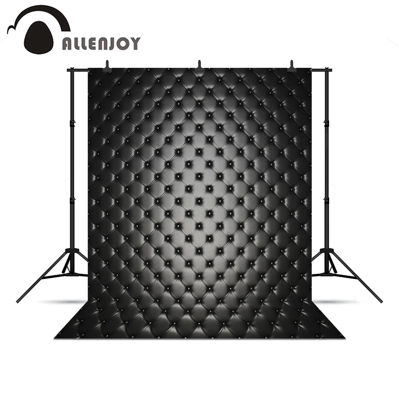 Allenjoy background for photo shoots Black headboard bed modern fashion backgrounds studio backdrop vinyl | Электроника