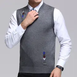 2019 новый модный бренд свитер для мужчин пуловер приталенная жилетка Джемперы Knitred теплые зимние корейский стиль повседневное мужская