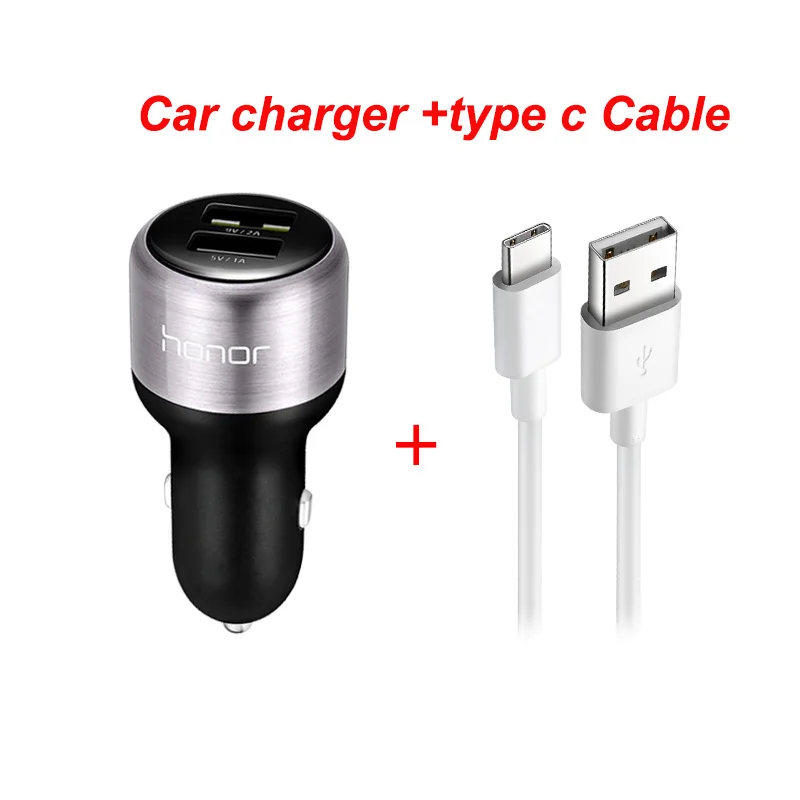 Original for HUAWEI P9 Car Fast Charger Dual USB Super charge 9V 2A