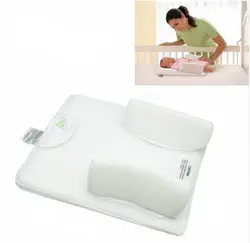Детские подушки анти-ролл младенческой сна позиционер От 0 до 6 месяцев новорожденных Спящая Уход Подушка Vent сна Системы Перевозка груза