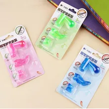 Ручка и карандаш корректор ручки прозрачный силиконовый держатель приспособления для ручки ученики обучение письму подарки для мальчиков и девочек