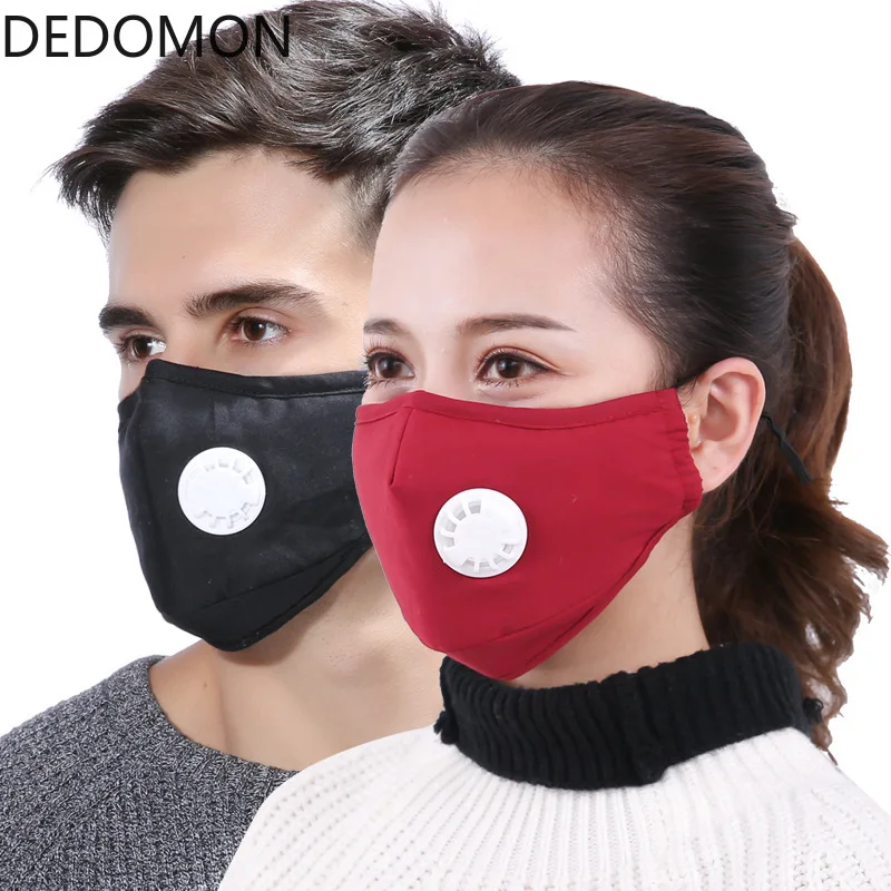 

Anti Pollution Mouth Face Mask Dust Respirator Washable Reusable Masks Cotton Unisex Mouth Muffle for Allergy/Asthma/Cycling