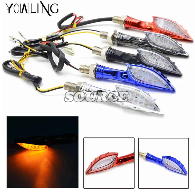 

Motorcycle Led Turn Signals Blinker Light Indicators for Suzuki GSXR600 GSXR750 GSXR1000 GSX650F SV650 Bandit 600 CRF230 Yamaha