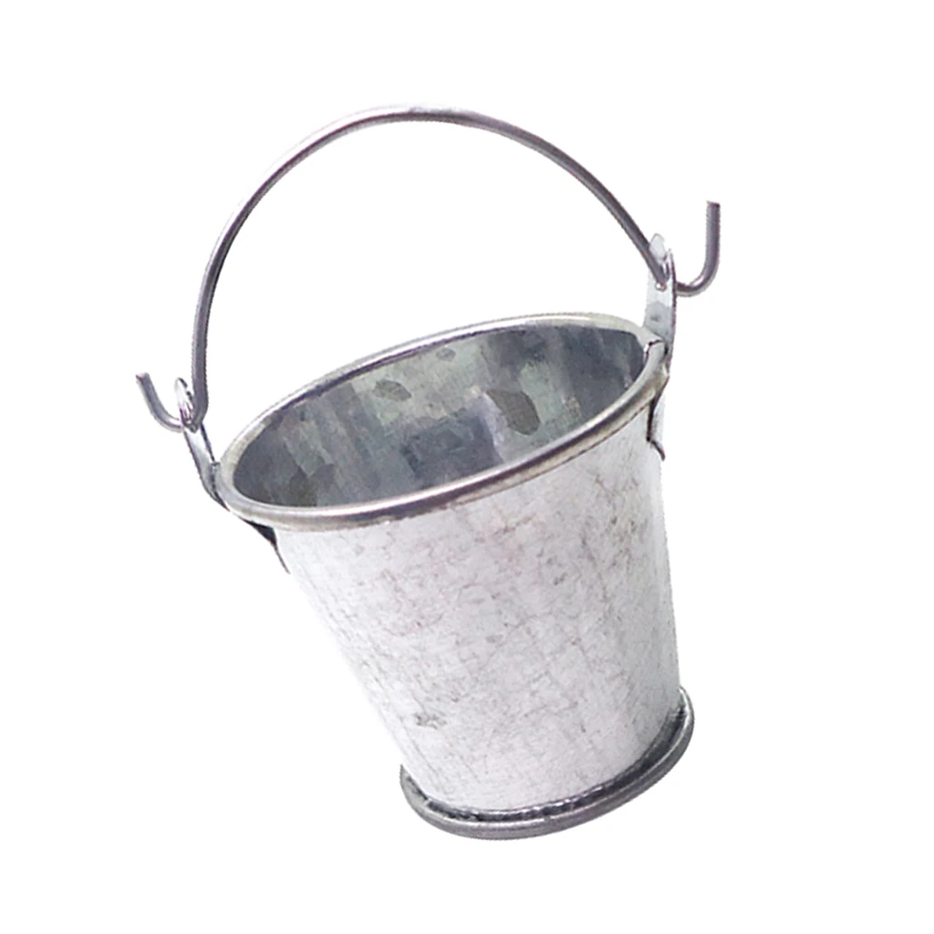 1/12 Dollhouse Miniature Bucket of Ice Set for Dolls Room Living Room Ornament Kit Collectibles