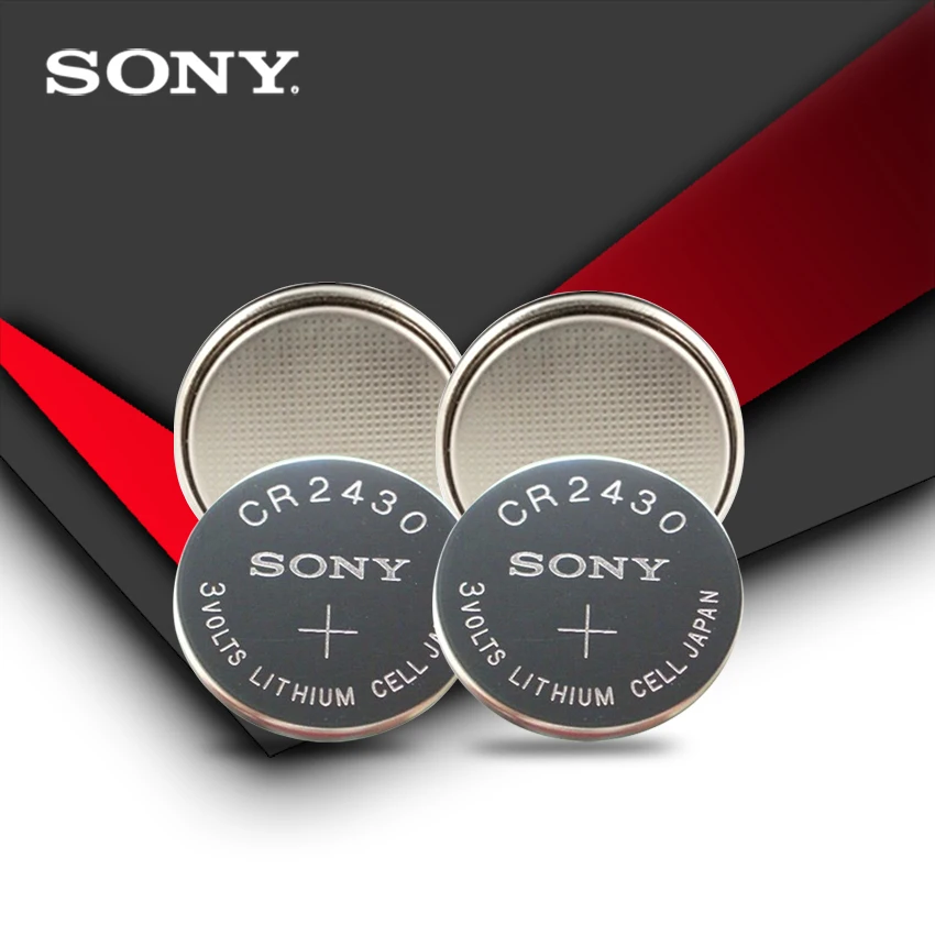 5 шт. sony CR2430 CR 2430 3V литиевая батарея таблеточного типа сотовый Батарея батарейки-таблетки для часы, часы, слуховые аппараты