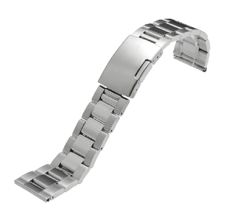 Watchbands 24mm 28mm 30mm Band Width High Quality Stainless Steel Silver Black Wrist Watch Band Strap