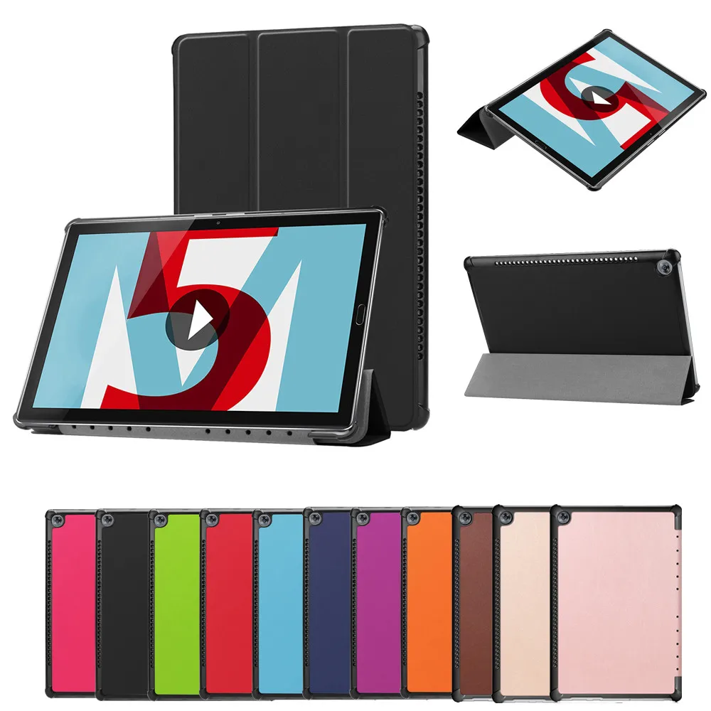 Силиконовый чехол для 10 8 дюйма Huawei MediaPad M5 Pro кожаный защитный с подставкой