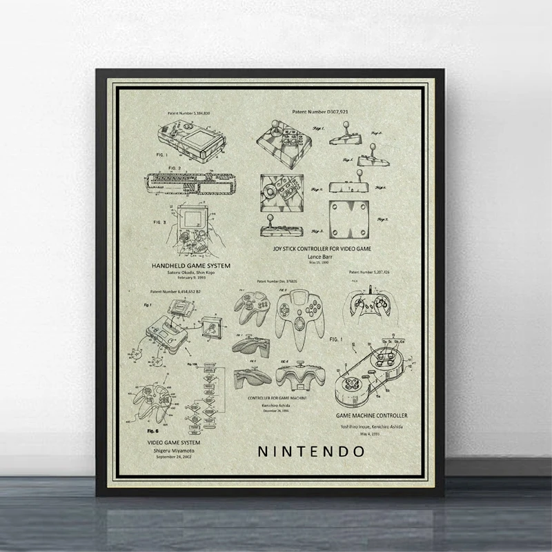 Video Game Art Prints Home Decor