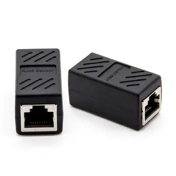 

200pairs RJ45 Coupler ethernet cable LAN connector inline Cat7/Cat6/Cat5e Ethernet Cable Extender Adapter Female to Female