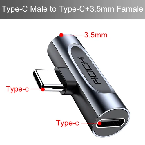 Адаптер типа C до 3,5 мм для освещения Micro USB C OTG для USB-C до 3,5 мм Jack аудио конвертеры mini type-C Male to Micro Famale - Цвет: Type c to 3.5mm