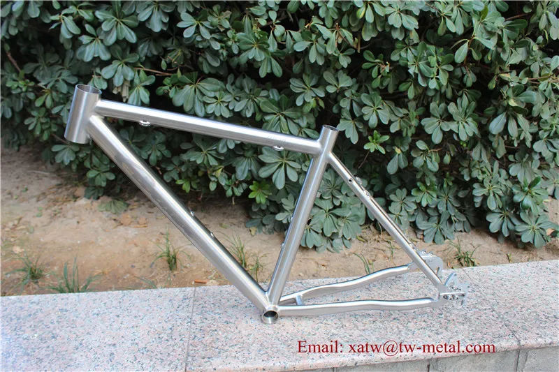 

XACD titanium MTB bike frame with sliding dropout titanium cyclocross bike frame with sliding dropout